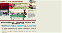 Desktop Screenshot of gurusahaikalsi.com